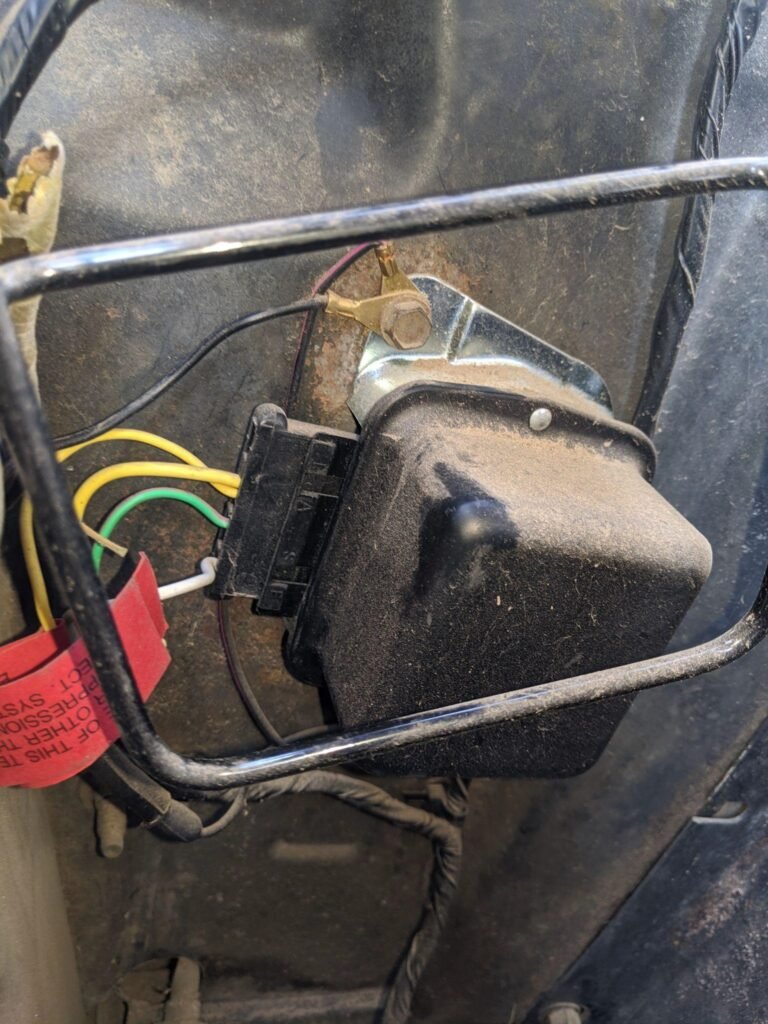 1966 Mustang voltage regulator wiring, a common cause of Mustang charging problems